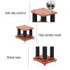Speaker Stands,1 Pair Bookshelf Can Optional Sand Filling Tuning for Better Audio, Easy Assembly, Weight Up to 22lbs - 1 Pair view 2