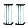 BTZHY Speaker Stands,2pcs Bookshelf E1 Plate + 5 * 5cm Metal Column + 8 Pure Copper Feet, Multiple Height, Easy Assembly view 1