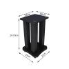 BTZHY Speaker Stands,2-Pack Universal Floor 5 * 5cm Metal Column, Comes with Pure Copper Feet, for Surround Sound and Book Shelf Speakers view 2
