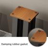 BTZHY Speaker Stands,2-Pack Universal Floor 5 * 5cm Metal Column, Comes with Pure Copper Feet, for Surround Sound and Book Shelf Speakers view 4