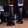 BTZHY Speaker Stands,A Pair of Bookshelf Structural Stability, Easy Mobility, with Carpet Spikes, Improves Surround Sound view 3