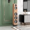 BTZHY Speaker Stands,2pcs Floor Universal Desk Stand for Small, Medium Bookshelf Computer Speakers, Equipped with Adjustable Feet view 2