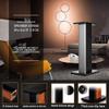 BTZHY Speaker Stands,2pcs Bookshelf Wooden Professional Speaker Surround Frame, Can Accommodate 88lb Satellite Bookshelf and Bookshelf Speakers view 4