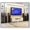BTZHY Speaker Stands,Universal Floor 1 Pair, Set of 2 Wooden Base Supports, for Medium to Large Bookshelf Speakers, Comes with 8 Pure Copper Feet view 3