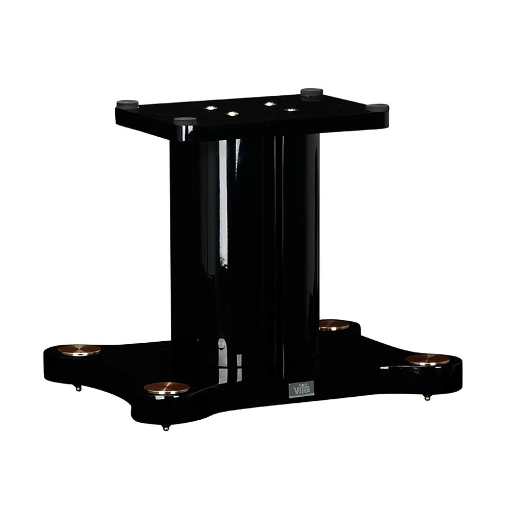 BTZHY Speaker Stands,One Bookshelf Piano Paint Process, Professional Desktop Audio Accessories with Vibration Absorption, with Carpet Spikes
