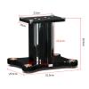 BTZHY Speaker Stands,One Bookshelf Piano Paint Process, Professional Desktop Audio Accessories with Vibration Absorption, with Carpet Spikes view 2