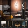 BTZHY Speaker Stands,2pcs Universal Floor Professional Speaker Surround Frame, Universal Desk Stand for Small, Medium Bookshelf Computer Speakers view 4