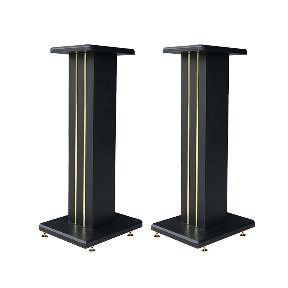 BTZHY Speaker Stands,2pcs Wooden Surround TV Platform Equipment and Home Theater Stand, for Home Theater Series