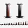 BTZHY Speaker Stands,2pack Wooden Speaker Racks with Metal Pure Copper Feet, for Surround Sound and Book Shelf Speakers view 2