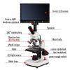 9-inch LCD Digital Microscope Binocular Monocular Biological USB led 5MP Electronic Eyepiece OSL-030 view 2