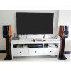BTZHY Speaker Stands,A Pair of Surround Sound Hollowed Stands for Optional Sand Filling Tuning, Supports 110 Lbs view 3