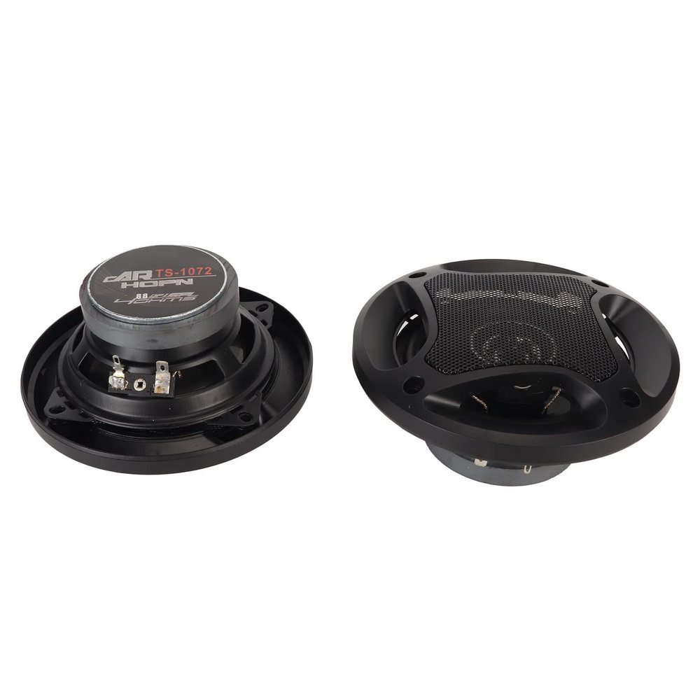 2Pcs Car Speakers, 250W High Bass Coaxial Car Speaker with 4 Ohm Impedance & 88dB Sensitivity, Omnidirectional Stereo Car Audio Speakers for Car Sound Systems