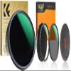 62mm Variable ND8-2000+UV+CPL+Lens Cap Lens Filters Kit (3 Pcs) with 3-11 Stops Neutral Density, Circular Polarzing, MCUV Protection Lens Filter Set view 1