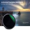 62mm Variable ND8-2000+UV+CPL+Lens Cap Lens Filters Kit (3 Pcs) with 3-11 Stops Neutral Density, Circular Polarzing, MCUV Protection Lens Filter Set view 2