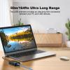 USB Extender Over Cat6/7 Up to165ft/50M, JCHICI 4 USB 2.0 Ports, Plug and Play, No Driver, POC, Keyboard and Mouse Over Ethernet view 2