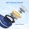 EarFun K2 Kids Bluetooth Headphones, Kids Headphones with Volume Limited, 40H Playtime, Built-in Mic, Stereo Sound, Foldable Over-Ear Headphone for School/Travel/iPad/Tablet, Blue view 4