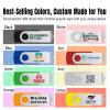 Fewina Custom USB Flash Drive with Logo Personalized USB Thumb Drive 16GB 3.0 Customized Memory Stick 200 Pack for Business Gifts view 2