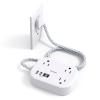 Cruise Essentials 2025,One Beat Travel Power Strip with USB C,Flat Plug Extension Cord with 3 Outlets 4 USB Ports(2 USB C),5 ft Desk Wall Outlet Extender,Non Surge Protector for Cruise,Dorm Room,ETL view 1