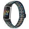 Yibcaiic Stretchy Bands Compatible with Fitbit Charge 5 Bands Women Men, Adjustable Elastic Straps Wristbands Accessories Replacement for Fitbit Charge 5 view 1