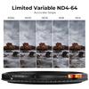 55mm Variable ND4-64 & CPL 2-in-1 + MCUV Protection Filters Kit (3 Pcs) for Camera Lens, 28 Multi-Coated 2-6 Stops Variable ND UV Lens Filters Set view 4