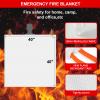 SecuCaptain Emergency Fire Blanket for Home and Kitchen - 4 Pack 40"x40" Flame Suppression Fiberglass Fire Blankets for House Camping Car Office Warehouse Survival Safety view 3