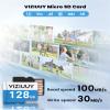 VIZIUUY Micro 128GB SD Card for Security Cameras, Read 90MB/sec, Write 25MB/sec, Memory Card for Solar Security Cameras Indoor Outdoor, Action Camera, Dash Camera (128GB-1PCS) view 3