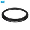 PATIKIL 49mm-52mm Metal Step Up Ring, 2 Pack Camera Lens Filter Adapter Ring Aluminum Filter Adapter Ring for Camera Lenses Hood, Black view 3