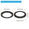 PATIKIL 58mm-72mm Metal Step Up Ring, 2 Pack Camera Lens Filter Adapter Ring Aluminum Filter Adapter Ring for Camera Lenses Hood, Black view 2