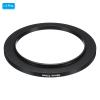 PATIKIL 58mm-72mm Metal Step Up Ring, 2 Pack Camera Lens Filter Adapter Ring Aluminum Filter Adapter Ring for Camera Lenses Hood, Black view 3