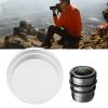 All Metal Camera Rear Lens Dust Cover Protector for DKL Mount Lens Alloy Silver Strong and Rear Lens Prevent Dust, Abrasion view 2
