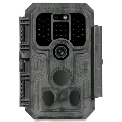 Meidase Trail Camera S5, Super-Low-Light Sensitivity Sensor, 48MP 1296p, Game Camera with No Glow 100ft Night Vision, 0.1s Trigger Speed Motion Activated, Waterproof