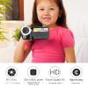 Miskall Kids Digital Video Camera, 1080P 16M 16X Digital Zoom DV Recording Camcorder with 2Inch TFT LCD Sceen Toys for Photography Shooting/Holiday (Black) view 4