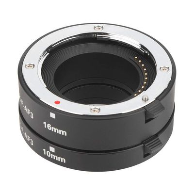 Camera Macro Lens Ring MK F AF3 Metal Plating Macro Lens Ring Extension Tube for Whole Series Mirrorless Camera Photography Accessories