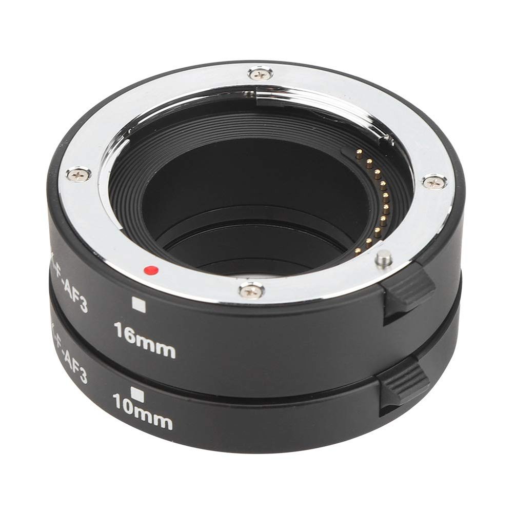 Camera Macro Lens Ring MK F AF3 Metal Plating Macro Lens Ring Extension Tube for Whole Series Mirrorless Camera Photography Accessories