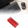 QANYEGN Keyboard Cleaner, 5 in 1 Multifction 3 Row Design Keyboard Brush and Key Puller Set, Double Plastic Cleaning Brush Pen(White Red) view 3