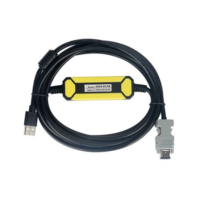RIDENS ASDA-B2 AB Suitable for Delta A2 Servo Drive CN3 Connect PC Communication Programming Cable ASD-CNUS0A08 A3 B3 E3-E (Color : ASDA-B2 AB Economic)