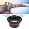 Fish Eye Lens for Camcorder,Universal 55mm & 37mm Fisheye Lens for Camcorder & Dv Digital Camera - Super Wide Angle 0.39X with Phone Clip view 3
