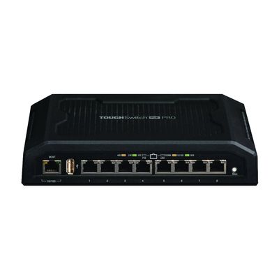 Ubiquiti Networks TOUGHSwitch PoE Pro - Switch - 8 Ports - Managed - Desktop (TS-8-PRO) (Renewed)