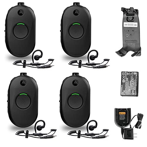 4 x Motorola CLP1010e 1-Channel 2-Way UHF Business Radio (CLP1010E)
