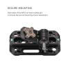 Tilta Aluminum Adjustable Accessory Mounting Plate for DSLR Cameras | Built-in NATO Rail | Rotating Design | 1/4"-20 and 3/8"-16 Threads | Black | TA-AMP-B view 4