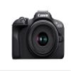 Canon EOS R100 Mirrorless Camera RF-S18-45mm F4.5-6.3 is STM Lens Kit, 24.1 Megapixel CMOS (APS-C) Sensor, 4K Video, RF Mount, Black view 1