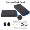 VFLTOOL LC-SM 6 Duplex Box Cables 12 Port Wall Mount Fiber Enclosure With Spool Singlemode OS1 Kit - Includes 1 Meter 12 Strand UPC Pigtail and 6 Port Duplex LGX Loaded Panel view 4