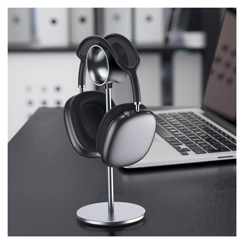 Headphone Stand Creative Headset Stand Headphone Holder Gaming Headset Holder Desktop Hook Storage Rack Multifunctional Stainless Steel Bracket Headset Stand