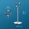 Headphone Stand Creative Headset Stand Headphone Holder Gaming Headset Holder Desktop Hook Storage Rack Multifunctional Stainless Steel Bracket Headset Stand view 2