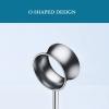 Headphone Stand Creative Headset Stand Headphone Holder Gaming Headset Holder Desktop Hook Storage Rack Multifunctional Stainless Steel Bracket Headset Stand view 4
