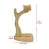 Headphone Stand Headphone Rack Desktop Handmade Single Ear Rack Game Table Accessories Multi-Function Headphone Holder Simple Solid Wood Headset Stand Headset Stand (Color : B) (A) view 2