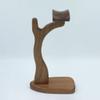 Headphone Stand Headphone Rack Desktop Handmade Single Ear Rack Game Table Accessories Multi-Function Headphone Holder Simple Solid Wood Headset Stand Headset Stand (Color : B) (A) view 4