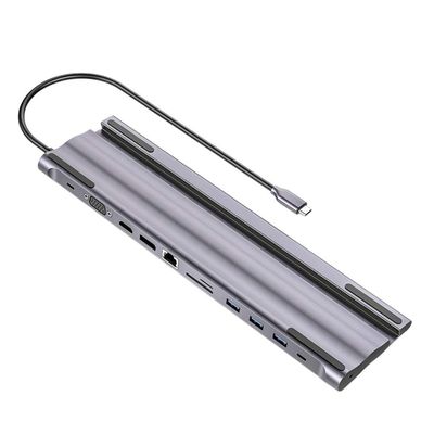 11 in 1USB C HUB Multi-Function Docking Station and with Bracket Function for PC Laptop