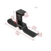 Headphone Stand Headphone Rack Desktop Clip-on Headphone Holder Universal Dual Headset Stand Aluminum Headset Holder Portable Rotatable Headphone Hanger Headset Stand (Color : Silver) view 2
