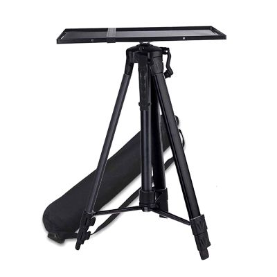 Projector Stand Portable Multi-Function Stand Laptop Tripod Stand Adjustable Laptop Stand with Tray for Stage Studio Projectors Laptops